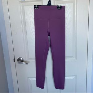 Lululemon Wunder Train High-Rise Tight 25" Vintage Plum Size 4